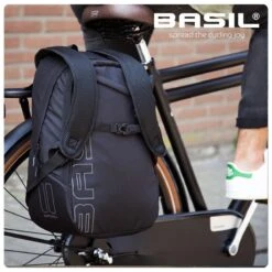 Basil Flex Fietsrugzak - Enkele Fietstas - 17 Liter - Zwart -Fietsen Kortingswinkel 1200x1200 552