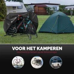 Merkloos Fietshoes - Voor 1 Fiets Of 2 Fietsen - Waterdicht - XXL - Ultra Sterk & Dik - Premium PU Coating - Met Opberghoes -Fietsen Kortingswinkel 1200x1200 706