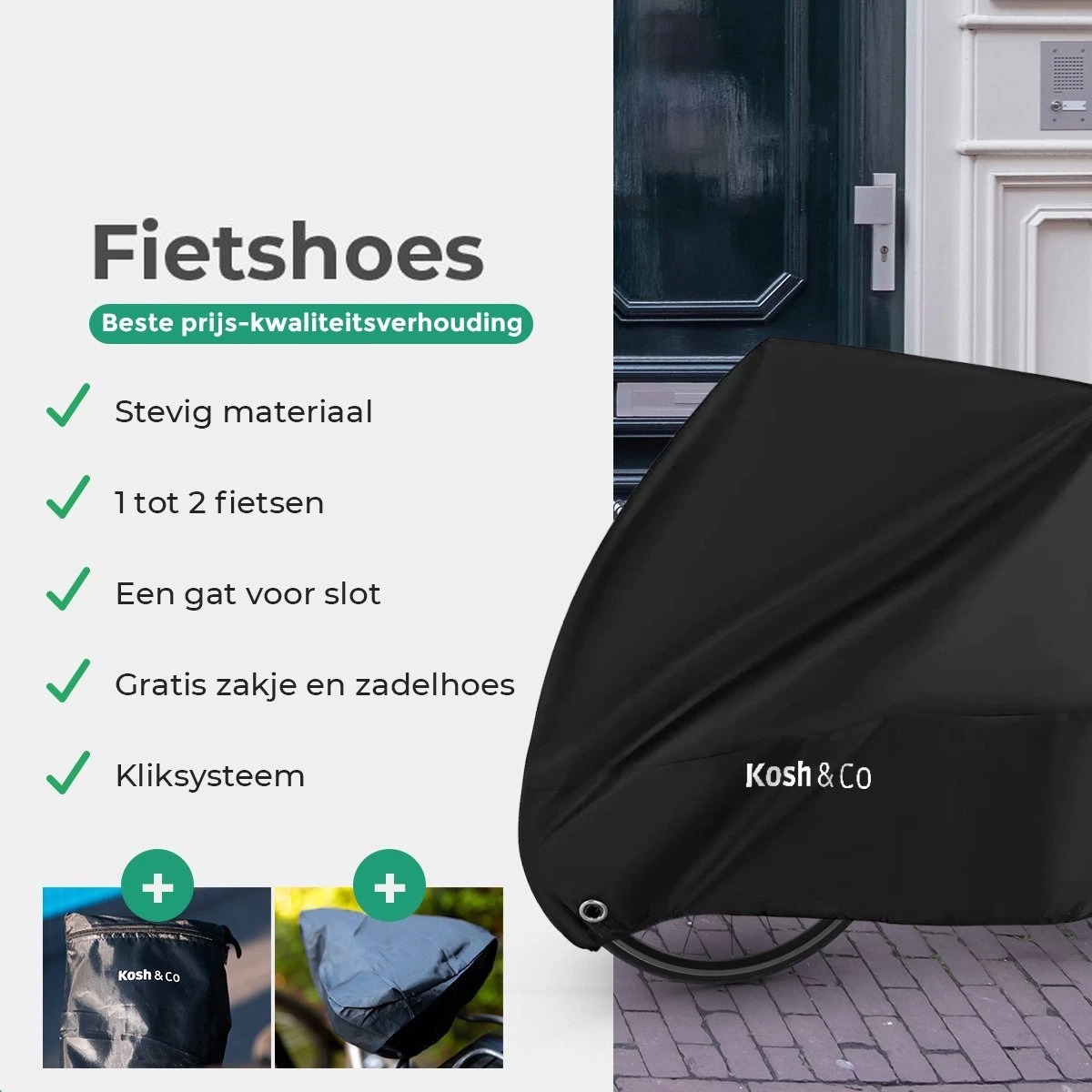 Merkloos Fietshoes Voor 2 Fietsen - Fietshoes Waterdicht - XL - Incl. Gratis Zakje & Zadelhoes 7 Merkloos Fietshoes Voor 2 Fietsen - Fietshoes Waterdicht - XL - Incl. Gratis Zakje & Zadelhoes - Afbeelding 7