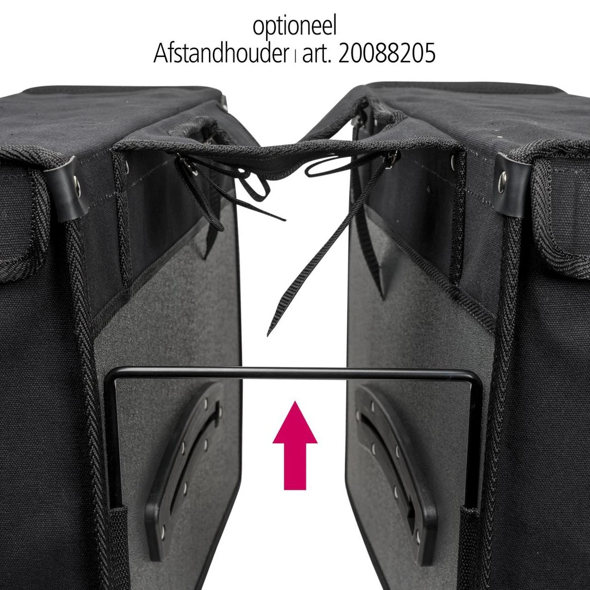 Fastrider Afstandhouder Voor Dubbele Fietstassen 5 Fastrider Afstandhouder Voor Dubbele Fietstassen - Afbeelding 5