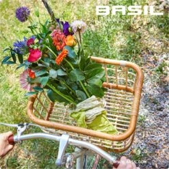Basil Green Life Fietsmand L - Voor - Ecologisch Rotan - Large - Bruin - 30 Liter -Fietsen Kortingswinkel 1200x1200 779