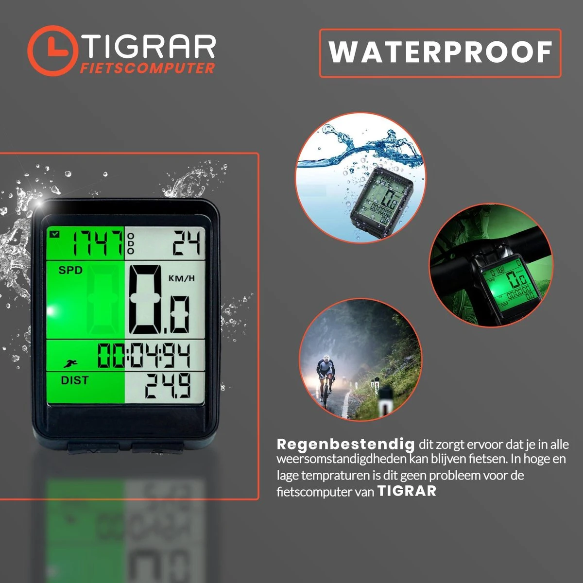 Kilometerteller Fiets - Fietscomputer Draadloos - KM Teller Fiets - Waterdicht Met 17 Functies Snelheidsmeter 4 Kilometerteller Fiets - Fietscomputer Draadloos - KM Teller Fiets - Waterdicht Met 17 Functies Snelheidsmeter - Afbeelding 4
