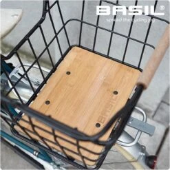 Basil Nordland Fietsmand - Voor Of Achter - Zwart/Bruin - 23 Liter -Fietsen Kortingswinkel 1200x1200 800