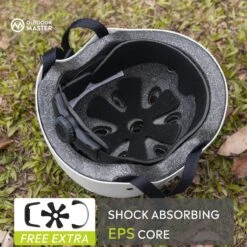 OutdoorMaster Helm Voor Kinderen – Fietselm Kinderen – SkateHelm Kindren – Sporthelm – Jongens – Meisjes – Wit – Maat M (52-56) -Fietsen Kortingswinkel 1200x1200 844