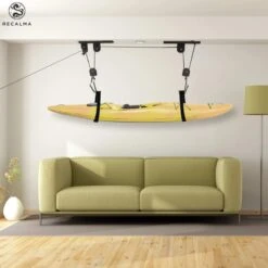 Recalma Fietslift - 60 Kg Draagkracht - Fietstakel - Universeel Ophangsysteem - Elektrische Fiets - Zwart -Fietsen Kortingswinkel 1200x1200 93