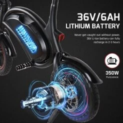 Windgoo B3 Mini-scooter - Opvouwbare Fiets - Zwart -Fietsen Kortingswinkel 1200x1200 974