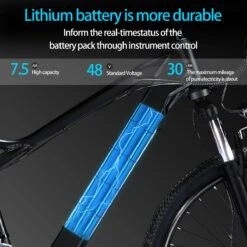 Elektrische Fiets Off-Road | E-Fietsen | Electric Mountain Bike | E-bike | 250W Motor | 26 Inch | Zwart BK7 -Fietsen Kortingswinkel 1200x1200 977