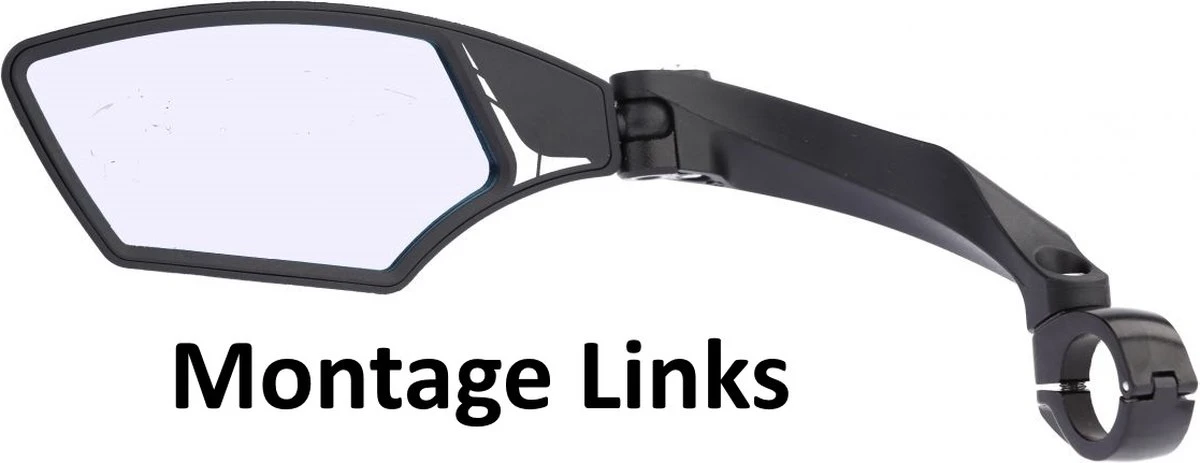 Fietsspiegel - Spiegel Mirage Links - Dimmend Glas - Multi-verstelbaar - Voor Speed-pedelec 7 Fietsspiegel - Spiegel Mirage Links - Dimmend Glas - Multi-verstelbaar - Voor Speed-pedelec - Afbeelding 7