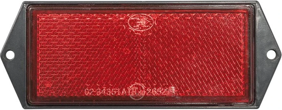PROPLUS Pro Plus Reflector Met Schroefbevestiging - 104 X 40 Mm - Rood - 2 Stuks 4 PROPLUS Pro Plus Reflector Met Schroefbevestiging - 104 X 40 Mm - Rood - 2 Stuks - Afbeelding 4