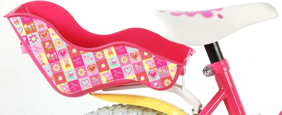 Volare Peppa Pig Kinderfiets - Meisjes - 12 Inch - Roze 13 Volare Peppa Pig Kinderfiets - Meisjes - 12 Inch - Roze - Afbeelding 13