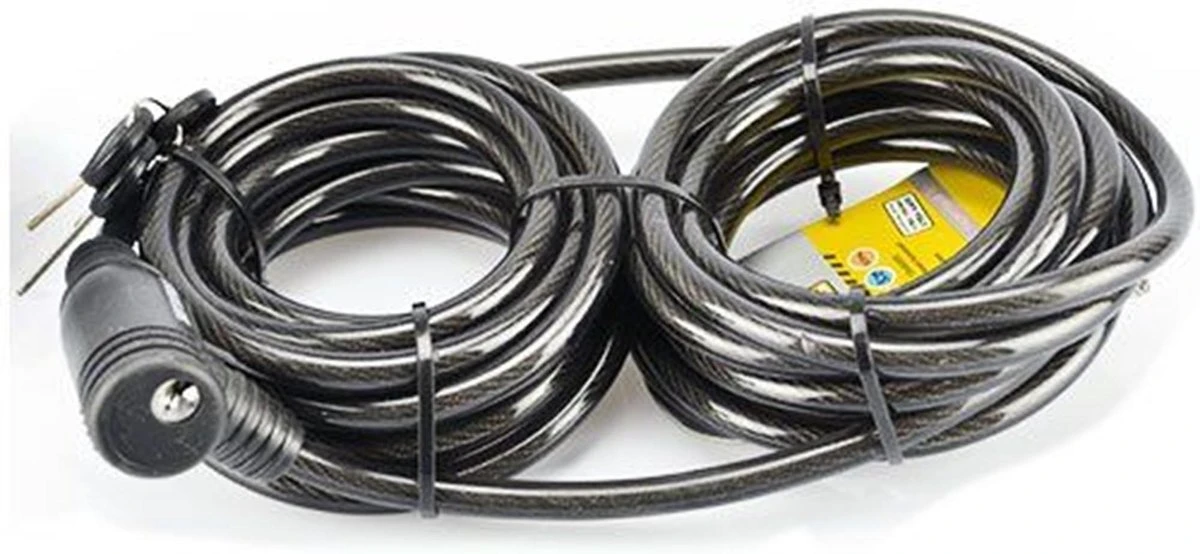 Stahlex Kabelslot - Staalkabel - Gekruld 8 Meter 1 Stahlex Kabelslot - Staalkabel - Gekruld 8 Meter