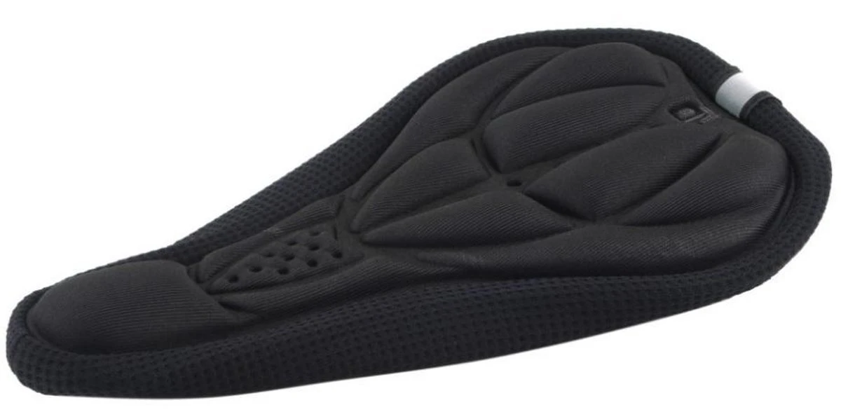 Merkloos Fietszadel Overtrek - Zwart 2 Merkloos Fietszadel Overtrek - Zwart - Afbeelding 2