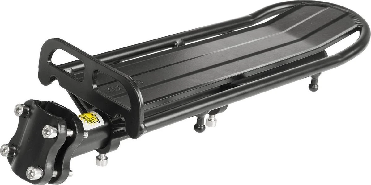 Ventura Bagagedrager Screw - On Flex Aluminium Zwart 1 Ventura Bagagedrager Screw - On Flex Aluminium Zwart