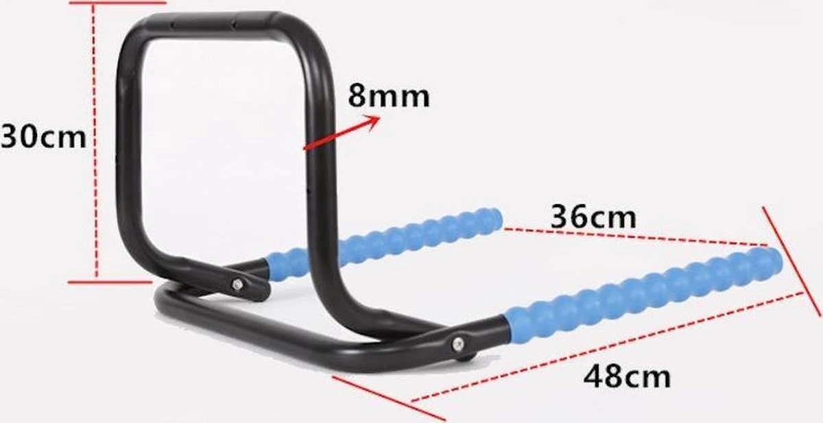 Merkloos Decopatent® Muur Ophangsysteem Voor 2 Fietsen & Inklapbaar - Ophang Systeem Fiets - Ophangen Aan Muur - Houder Muur - Wandmontage 5 Merkloos Decopatent® Muur Ophangsysteem Voor 2 Fietsen & Inklapbaar - Ophang Systeem Fiets - Ophangen Aan Muur - Houder Muur - Wandmontage - Afbeelding 5