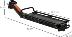 Merkloos Universele Fiets Bagagedrager - Voor Achterop Zadelpen Mountainbike/MTB/Racefiets - Achter Bagage Drager Rek - Met Quick Release Fietsframe Bevestiging - Bagagerek - Lichtgewicht Aluminium - Zwart -Fietsen Kortingswinkel 1200x620 4