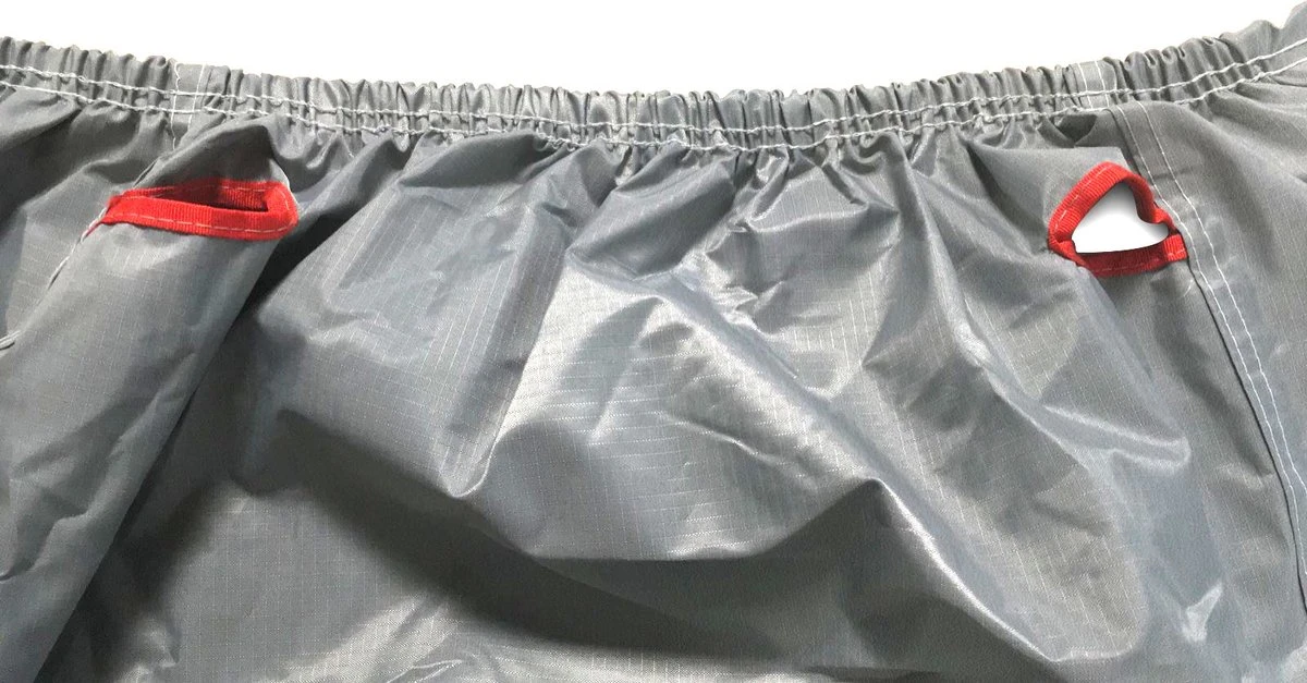 CUHOC Bakfietshoes Geschikt Voor Gazelle Makki Load - Zilver - Beschermhoes Bakfiets - DIAMOND Label 4 CUHOC Bakfietshoes Geschikt Voor Gazelle Makki Load - Zilver - Beschermhoes Bakfiets - DIAMOND Label - Afbeelding 4