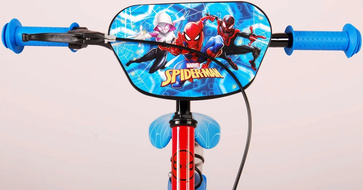 Marvel Spider-Man Kinderfiets - Jongens - 16 Inch - Blauw/Rood 6 Marvel Spider-Man Kinderfiets - Jongens - 16 Inch - Blauw/Rood - Afbeelding 6