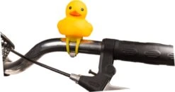 Merkloos Piepende Eend Met Led Licht Voor Op De Fiets -Fietsen Kortingswinkel 1200x631 3