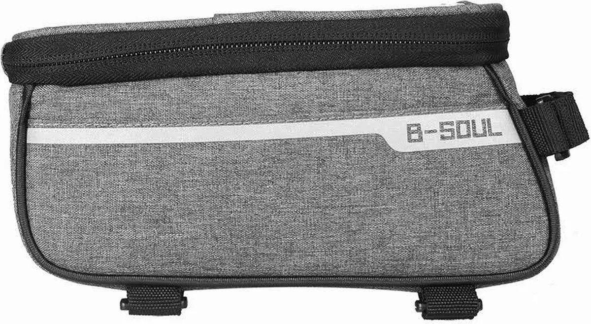 Pazzo Goods - Frame Fietstas - Stuurtas - Grijs - Telefoonhouder - Waterdicht - Fietstassen - Fiets Stuurtassen - 3 Pazzo Goods - Frame Fietstas - Stuurtas - Grijs - Telefoonhouder - Waterdicht - Fietstassen - Fiets Stuurtassen - - Afbeelding 3