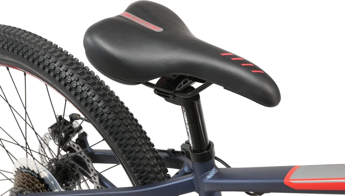 Bikestar 24 Inch 21 Speed Hardtail MTB Sport, Blauw / Rood 6 Bikestar 24 Inch 21 Speed Hardtail MTB Sport, Blauw / Rood - Afbeelding 6