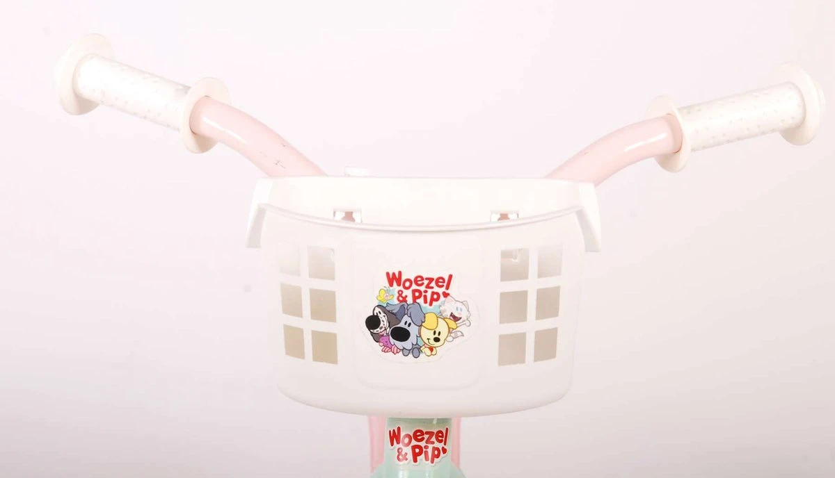 Volare Woezel & Pip Kinderfiets - Meisjes - 10 Inch - Mint Blauw/Roze - Doortrapper 3 Volare Woezel & Pip Kinderfiets - Meisjes - 10 Inch - Mint Blauw/Roze - Doortrapper - Afbeelding 3