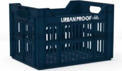 Gerecyclede Fietskrat Urban Proof 30 Liter - Donkerblauw -Fietsen Kortingswinkel 1200x693 1