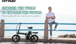 HITWAY Elektrische Fiets Met 36V 7.5Ah Verwijderbare Batterij, Bereik Tot 75 Km Lange Afstand Elektrische Fiets 16 Inch, 250W Achtermotor E-Citybike Holland Bike -Fietsen Kortingswinkel 1200x698