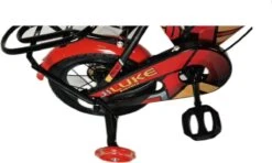 Kinderfiets - 12 Inch Kinderfiets -vanaf 2-4 Jaar Jongens En Meisjes Fietsen - Terugtrap -Rem -Stabilisatoren（2 Zijwieltjes）- Mandje - Achterbank - Rood -Fietsen Kortingswinkel 1200x717 4