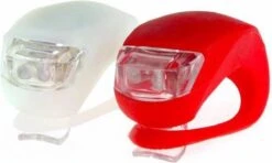 Merkloos Dutch Gadgets - Fietslampjes LED - Set Wit En Rood - Inclusief Batterijen -Fietsen Kortingswinkel 1200x721 1