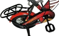 Kinderfiets - 12 Inch Kinderfiets -vanaf 2-4 Jaar Jongens En Meisjes Fietsen - Terugtrap -Rem -Stabilisatoren（2 Zijwieltjes）- Mandje - Achterbank - Rood -Fietsen Kortingswinkel 1200x739 3