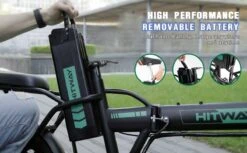 HITWAY E Bike Elektrische Fiets Vouwfiets, 36V/8.4Ah Batterij, 250W Motor, 25km/h, 35-70km, 16" City EBike Voor Heren En Dames -Fietsen Kortingswinkel 1200x742 18