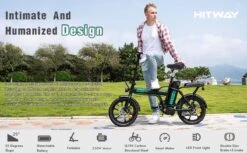 HITWAY E Bike Elektrische Fiets Vouwfiets, 36V/8.4Ah Batterij, 250W Motor, 25km/h, 35-70km, 16" City EBike Voor Heren En Dames -Fietsen Kortingswinkel 1200x742 20