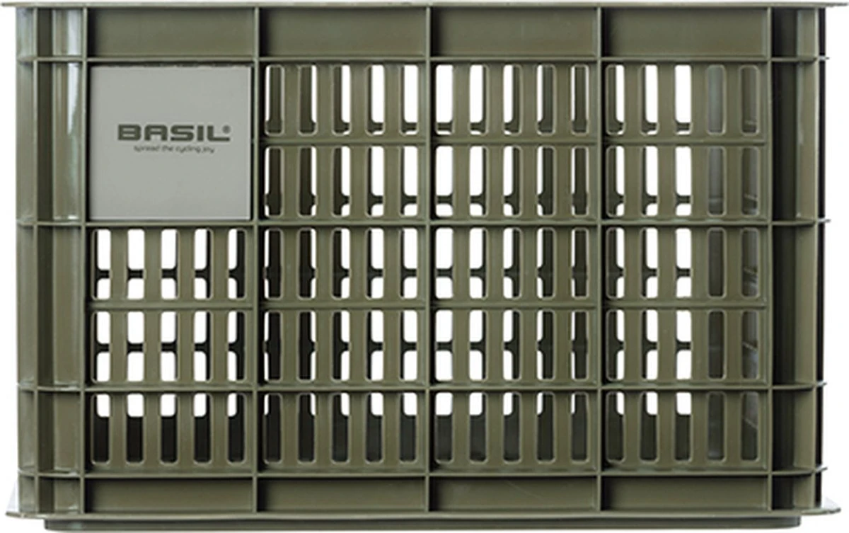 Basil Fietskrat M - Medium - 29.5 Liter - Groen 2 Basil Fietskrat M - Medium - 29.5 Liter - Groen - Afbeelding 2