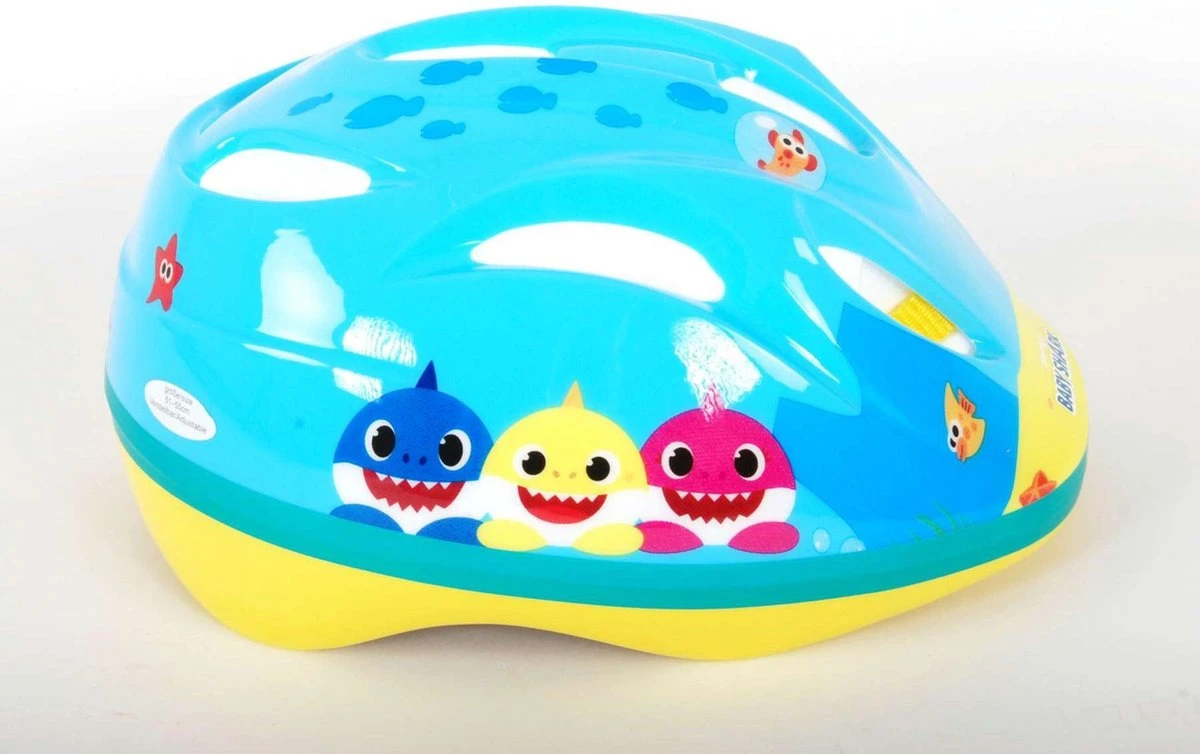 Volare Baby Shark Fietshelm - Skatehelm - 51 - 55 Cm 2 Volare Baby Shark Fietshelm - Skatehelm - 51 - 55 Cm - Afbeelding 2