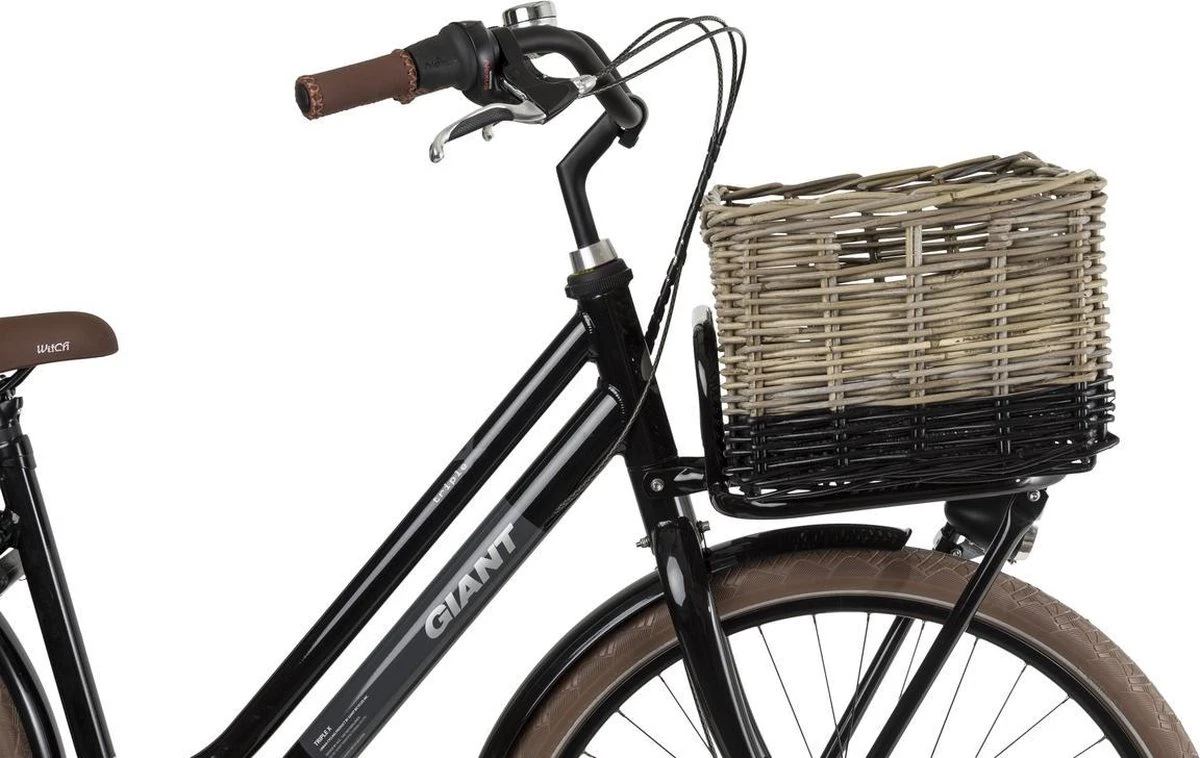 Fastrider Nero Rotan Fietsmand - Naturel - 26L - Handgemaakt 4 Fastrider Nero Rotan Fietsmand - Naturel - 26L - Handgemaakt - Afbeelding 4
