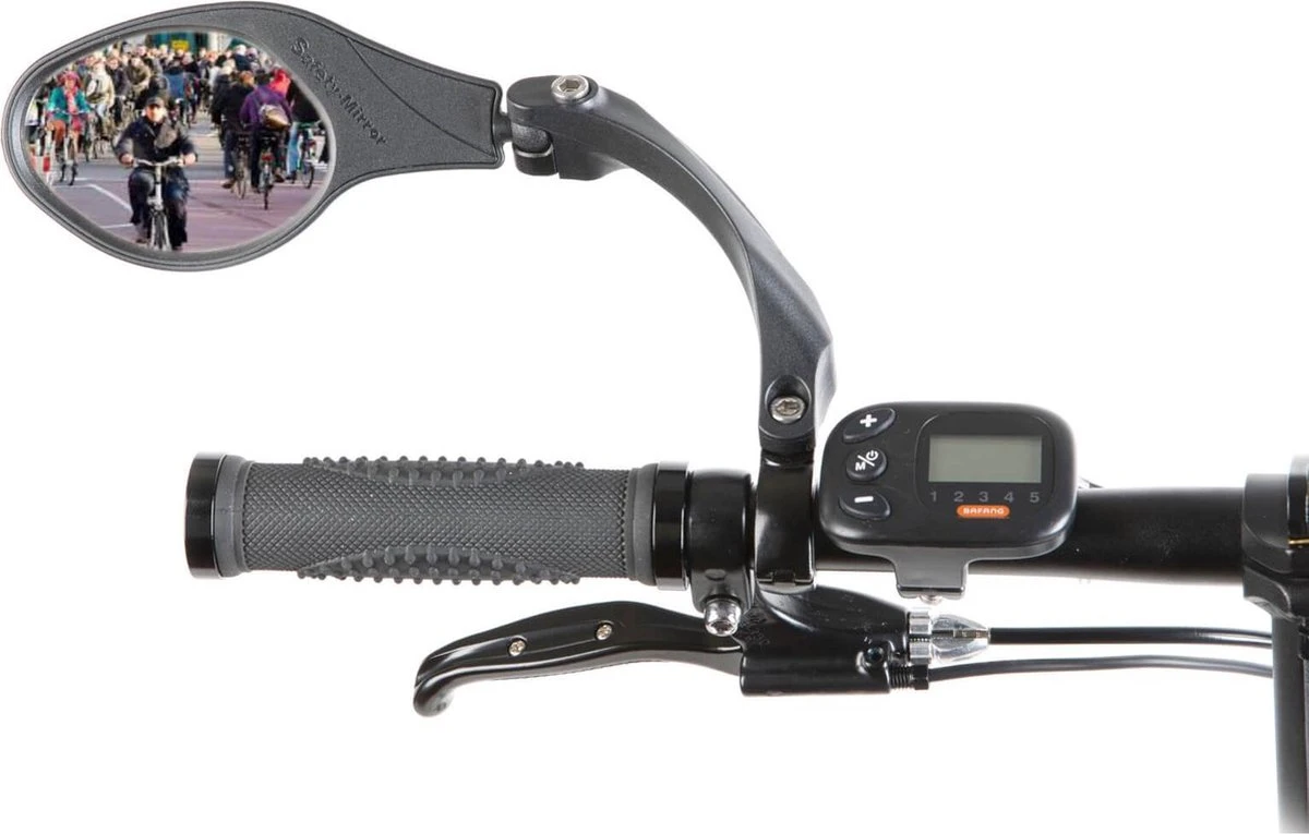 Mirage Fietsspiegel - Verstelbaar - Stuurbevestiging 22.2 Mm - Zwart 5 Mirage Fietsspiegel - Verstelbaar - Stuurbevestiging 22.2 Mm - Zwart - Afbeelding 5