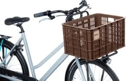 Basil Fietskrat L - Groot - 40 Liter - Bruin -Fietsen Kortingswinkel 1200x768 3