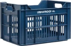 Gerecyclede Fietskrat Urban Proof 30 Liter - Donkerblauw -Fietsen Kortingswinkel 1200x776 1