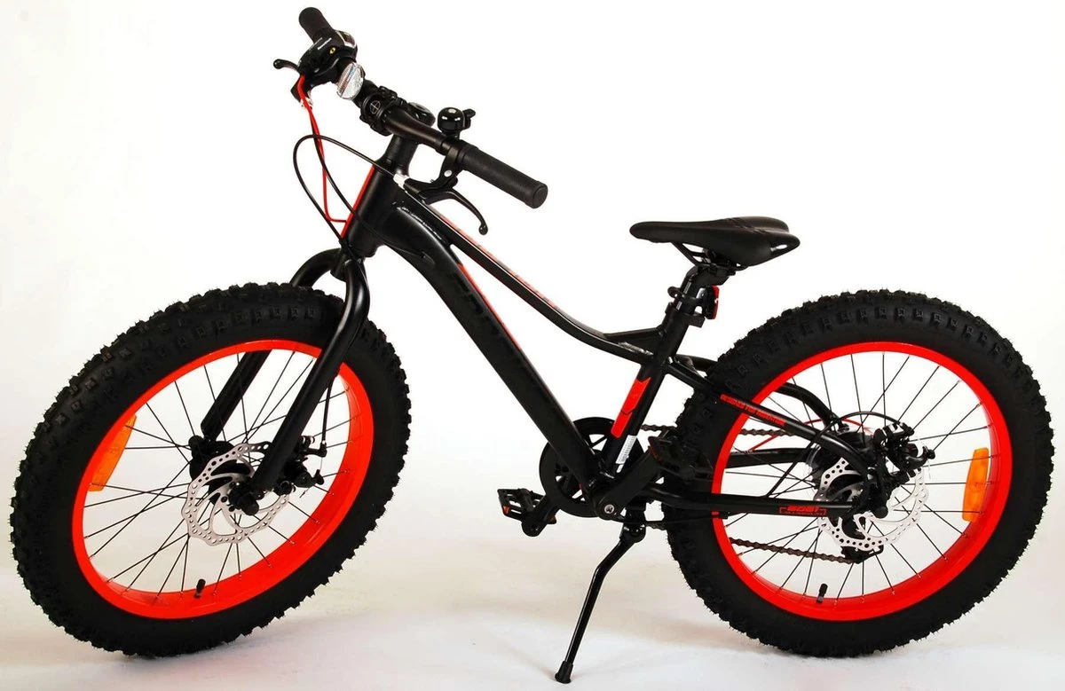 Volare Gradient Kinderfiets – Jongens – 20 Inch – Zwart Oranje Rood – 6 Speed – Prime Collection 13 Volare Gradient Kinderfiets – Jongens – 20 Inch – Zwart Oranje Rood – 6 Speed – Prime Collection - Afbeelding 13