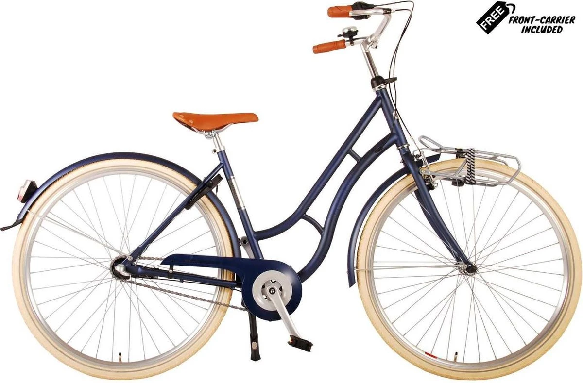 Volare Lifestyle Meisjesfiets - Tiener - 48 Cm - Lage Zadelstand - Blauw - 3 Versnellingen 1 Volare Lifestyle Meisjesfiets - Tiener - 48 Cm - Lage Zadelstand - Blauw - 3 Versnellingen