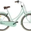 Nogan Vintage N3 - Transportfiets - Damesfiets - 28 Inch / 57 Cm - 3 Versnellingen - Oslo Groen