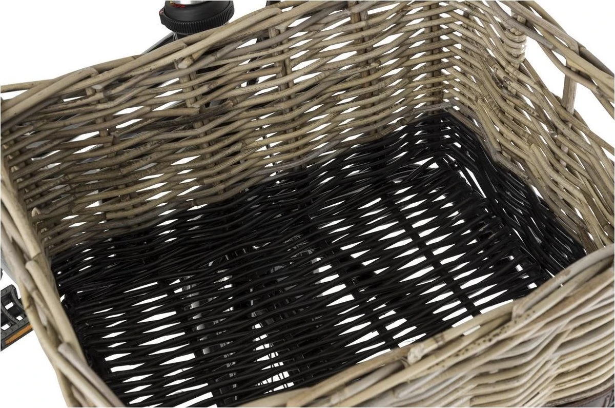 Fastrider Nero Rotan Fietsmand - Naturel - 26L - Handgemaakt 6 Fastrider Nero Rotan Fietsmand - Naturel - 26L - Handgemaakt - Afbeelding 6