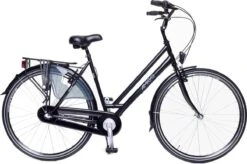 Amigo Bright - Damesfiets 28 Inch - Fiets Met 3 Versnellingen - Matzwart