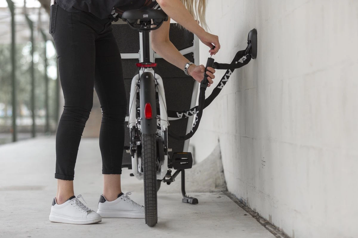 AXA Linq 180 Kettingslot - ART 2 Slot Voor Bakfietsen - Extra Dikke Schakels - 180 Cm – 9,5 Mm - Zwart 7 AXA Linq 180 Kettingslot - ART 2 Slot Voor Bakfietsen - Extra Dikke Schakels - 180 Cm – 9,5 Mm - Zwart - Afbeelding 7