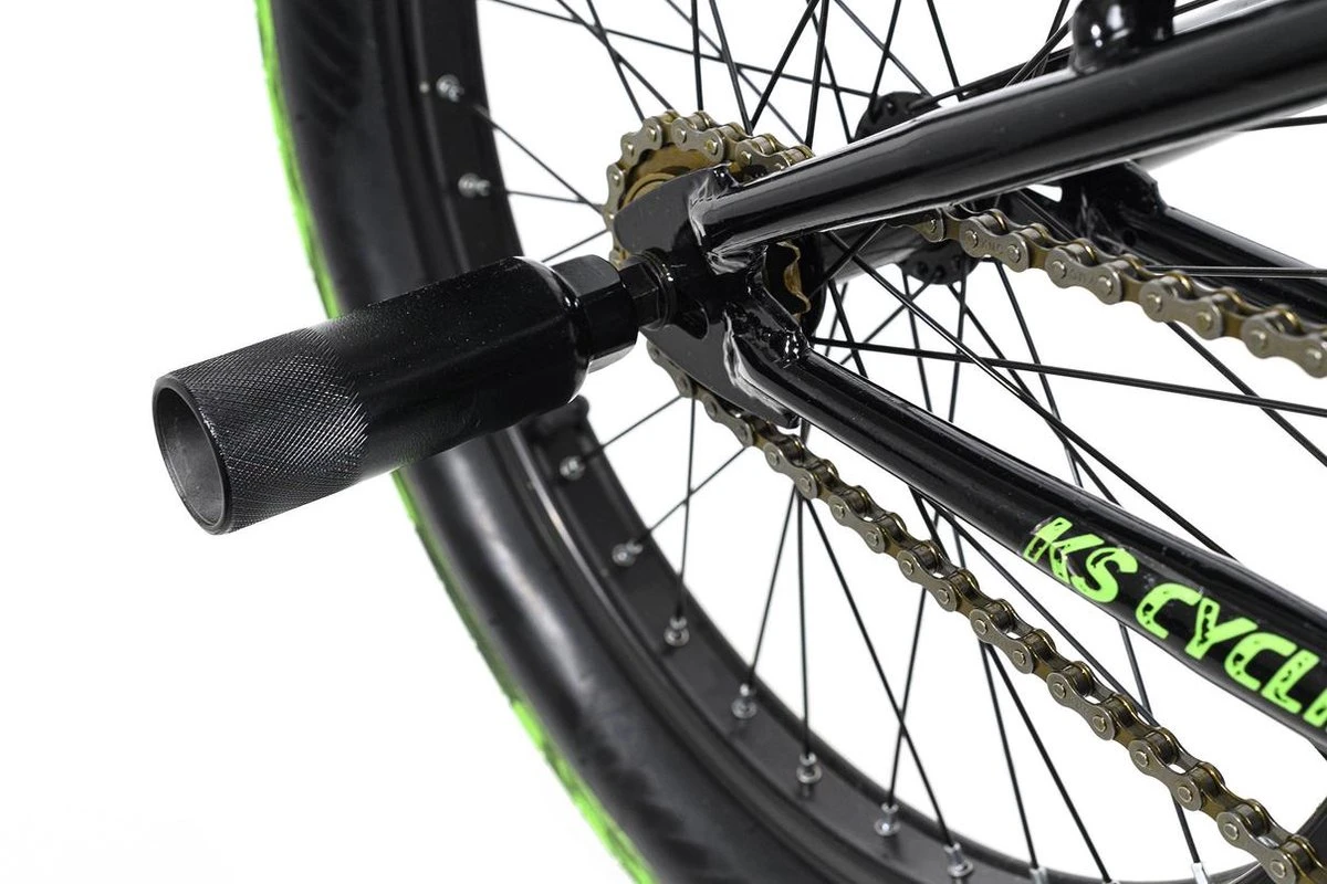 Ks Cycling Fiets BMX Freestyle 20'' Fatt Zwart-groen - 25 Cm 5 Ks Cycling Fiets BMX Freestyle 20'' Fatt Zwart-groen - 25 Cm - Afbeelding 5