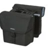 Basil GO Dubbele Fietstas MIK - Zwart - 16 Liter