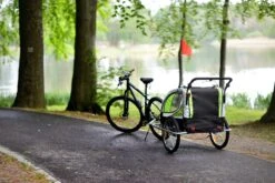Fietkar - 2 Kinderen - Met Schokbreker - Lime -Fietsen Kortingswinkel 1200x801 17
