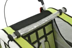 Fietkar - 2 Kinderen - Met Schokbreker - Lime -Fietsen Kortingswinkel 1200x801 21