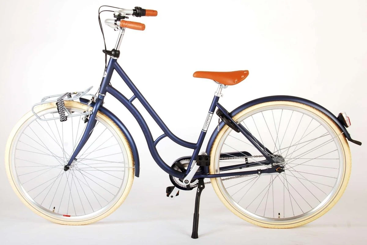 Volare Lifestyle Meisjesfiets - Tiener - 48 Cm - Lage Zadelstand - Blauw - 3 Versnellingen 5 Volare Lifestyle Meisjesfiets - Tiener - 48 Cm - Lage Zadelstand - Blauw - 3 Versnellingen - Afbeelding 5