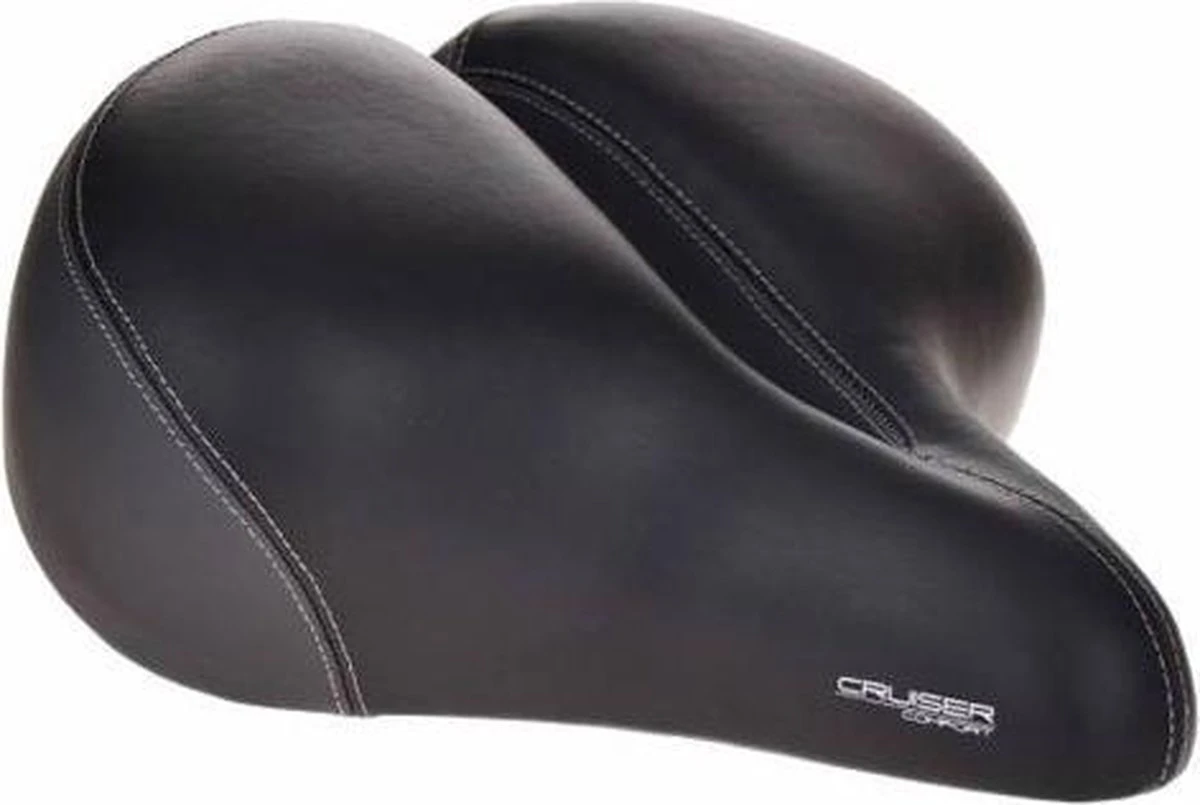 Contec City/Tour Fietszadel - Zwart - XXL Zitvlak - Met Uitsparing 2 Contec City/Tour Fietszadel - Zwart - XXL Zitvlak - Met Uitsparing - Afbeelding 2